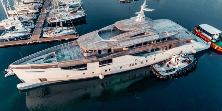 BİLGİN 163’s First Hull Completes Technical Launch